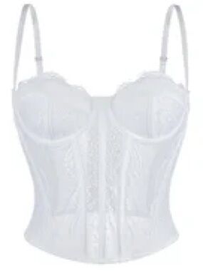 White corset top / size m